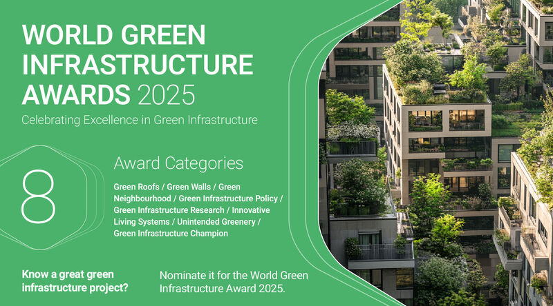 Διορισμό στα βραβεία World Green Infrastructure του Wgin 2025